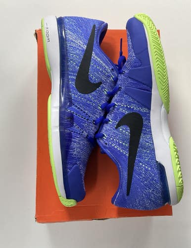 Size 11.5 - Mens Nike Air Zoom Vapor FlyKnit HC QS - Paramount Blue/Black