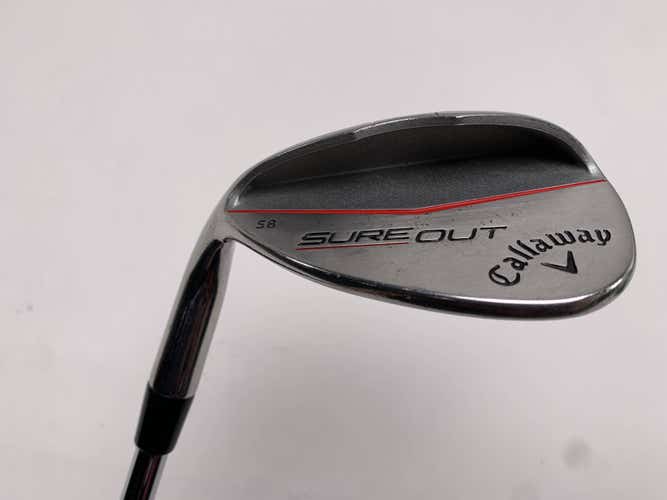 Callaway Sure Out Lob Wedge LW 58* KBS 90g Wedge Steel Mens LH