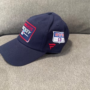 Alexis Lafreniere 13  New York Rangers Fanatics Authentic Pro Locker Room HAT Player Team Issue