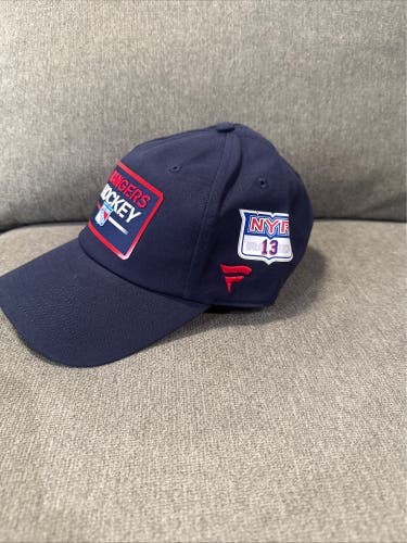 Alexis Lafreniere 13 New York Rangers Fanatics Authentic Pro Locker Room HAT Player Team Issue
