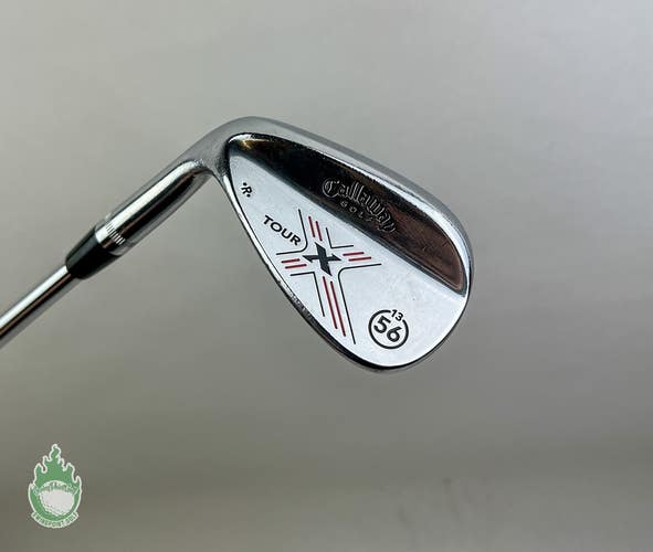 Used Left Handed Callaway Tour X Wedge 56*-13 Wedge Flex Steel Golf Club