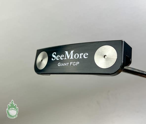 Used Right Handed SeeMore Giant FGP Blade 35" Putter Steel Golf Club