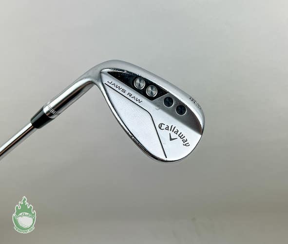 Left Handed Callaway Jaws Raw S Grind Wedge 58*-10 115g Wedge Flex Steel Golf