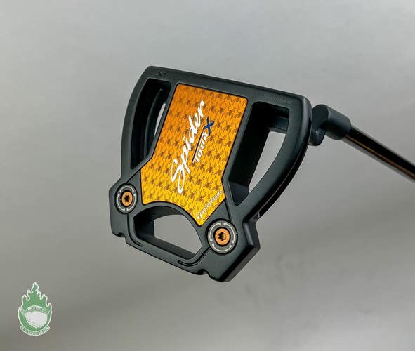 Used Right Handed TaylorMade Spider Tour X X1 34" Putter Black Steel Golf Club