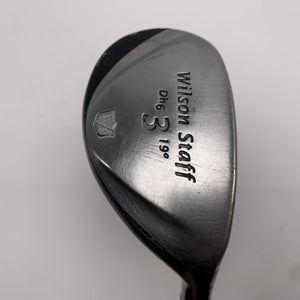 Wilson Staff DH6 3 Hybrid 19* Aldila NVS Orange 85g Stiff Graphite Mens RH