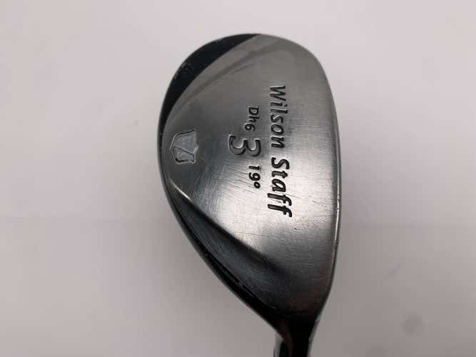 Wilson Staff DH6 3 Hybrid 19* Aldila NVS Orange 85g Stiff Graphite Mens RH