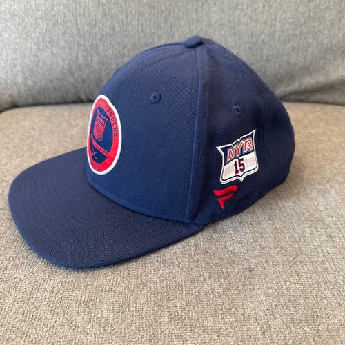 Jake Leschyshyn 15 New York Rangers Fanatics Authentic Pro Locker Room HAT Player Team Issue