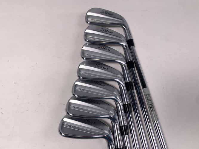 Titleist T100 2023 Iron Set 4-PW True Temper AMT S300 Tour White Stiff Mens RH