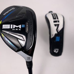 TaylorMade SIM2 MAX Rescue 3 Hybrid 19* Fujikura Ventus Blue 7S Stiff RH HC