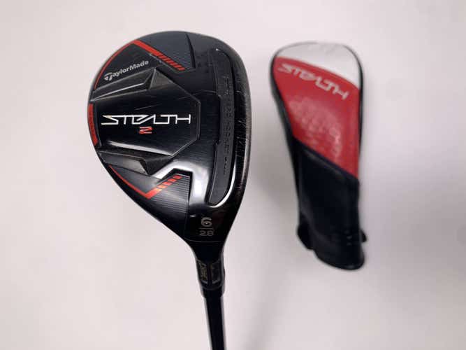 TaylorMade Stealth 2 6 Hybrid 28* Fujikura Ventus Red TR HB 5-A Senior RH HC