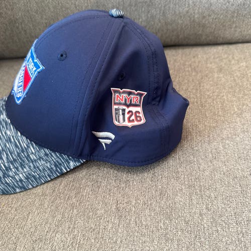Jimmy Vesey 26 New York Rangers Fanatics Authentic Pro HAT Player Used Worn