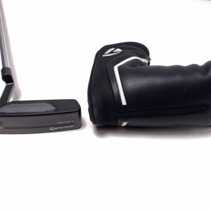 TaylorMade TP Black Soto 1 Putter 34" SuperStroke Flatso 2.0 Mens LH HC NEW