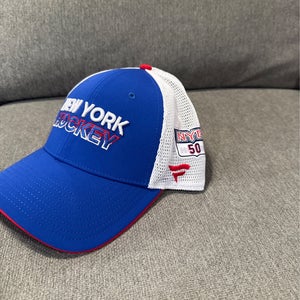 Will Cuylle 50 New York Rangers Fanatics Authentic Pro HAT Player Used Worn