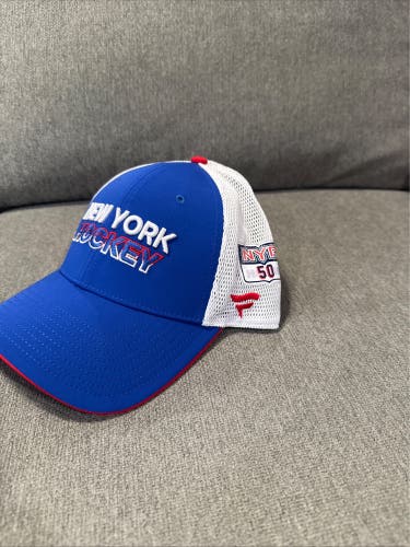 Will Cuylle 50 New York Rangers Fanatics Authentic Pro HAT Player Used Worn