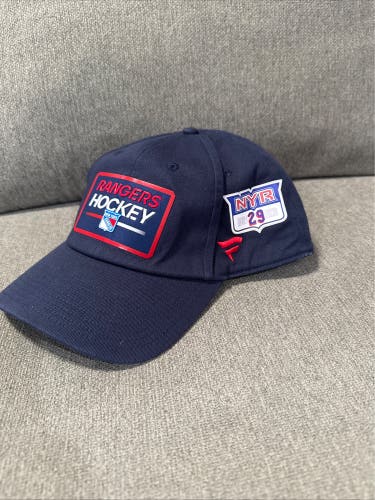 Matthew Robertson 29 New York Rangers Fanatics Authentic Pro HAT Player Used Worn