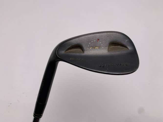 TaylorMade Rac Black Gap Wedge GW 52* DG Wedge Steel Mens LH
