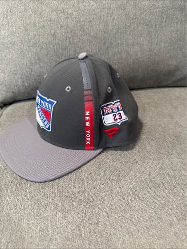 Adam Fox 23 New York Rangers Fanatics Authentic Pro Locker Room HAT Player Team Issue