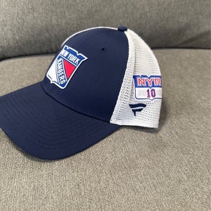 Artemi Panarin 10 New York Rangers Fanatics Authentic Pro HAT Player Used Worn