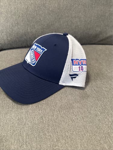 Artemi Panarin 10 New York Rangers Fanatics Authentic Pro HAT Player Used Worn