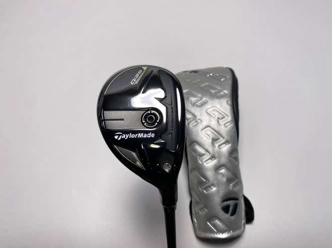 TaylorMade Qi35 Rescue 4 Hybrid 22* Kai'li Blue 85g Stiff Graphite Mens RH HC