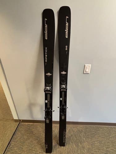 2025 Elan Ripstick 96 Black Edition Skis With Marker Griffon 13GW bindings