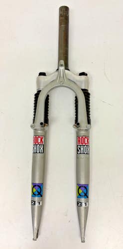 Vintage Rockshox Quadra 21 Rim Brake 26" QR Suspension Fork 180mm 1-1/8" Steerer