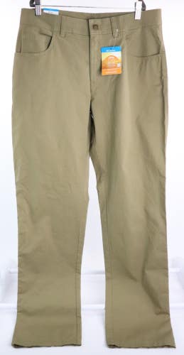 NEW Columbia Rapid River Pants Mens 32x34 Stretch Fishing UPF 50 Omni Shade
