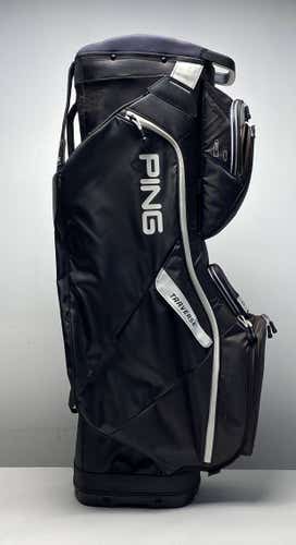Ping Traverse Cart Bag Black 14-Way Divide Single Strap Golf Bag