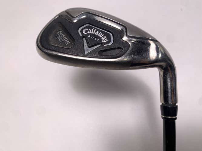 Callaway Fusion Wide Sole Pitching Wedge PW 75g Regular Graphite Mens RH