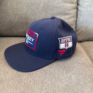 Erik Gustafsson 56 New York Rangers Fanatics Authentic Pro HAT Player Used Worn
