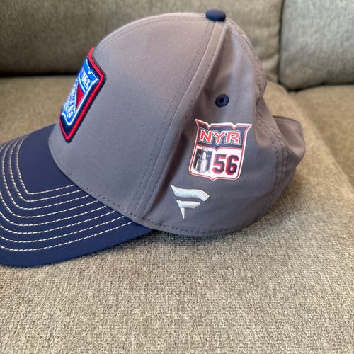 Erik Gustafsson 56 New York Rangers Fanatics Authentic Pro HAT Player Used Worn