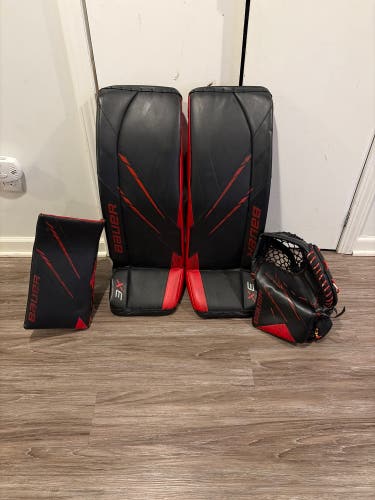 31" Bauer 3X Regular Goalie Full Set (Used)