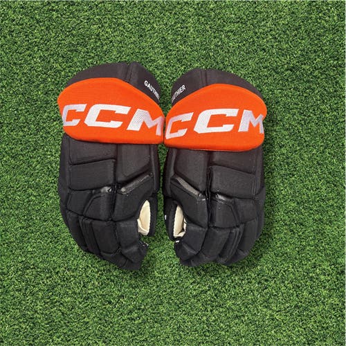 CUTTER GAUTHIER ANAHEIM DUCKS CCM HGQL GLOVES 15” - LIGHTLY USED