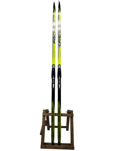 200cm Fischer RCS Carbon Lite XC Skate Skis W/ Fischer Racing Classic RE NNN Bindings