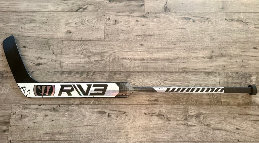 Intermediate Warrior Ritual V3 Pro Regular Goalie Stick 23.5" Paddle (Used)