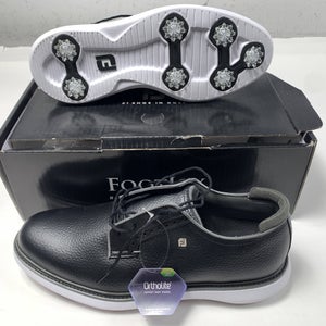 FootJoy Traditions Golf Shoes Black Men's SZ 12 ( 57939 ) NEW