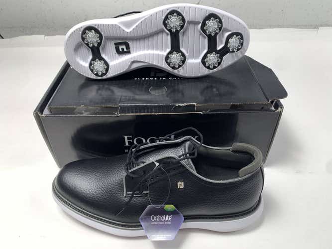 FootJoy Traditions Golf Shoes Black Men's SZ 12 ( 57939 ) NEW