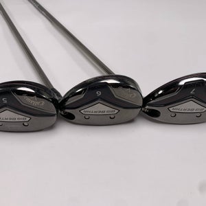 Callaway Big Bertha 2019 Hybrid Set 5 6 7 24* 27* 30* Recoil ESX 450 Ladies RH