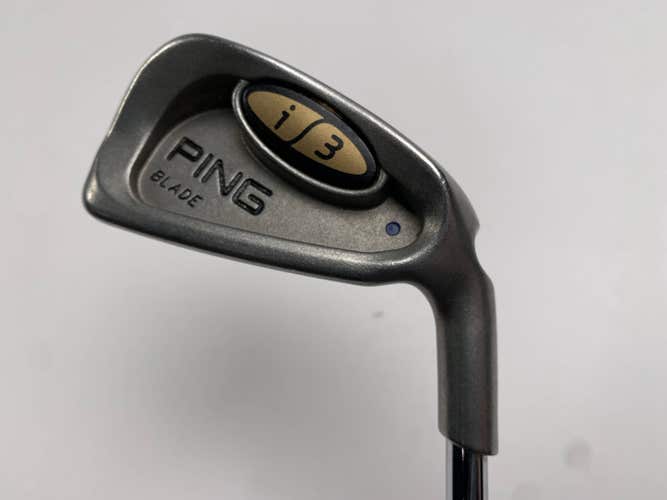 Ping i3 Blade Single 2 Iron Blue Dot 1* Up Cushin JZ Regular Steel Mens RH