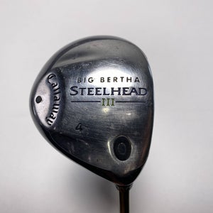 Callaway Steelhead III 4 Fairway Wood 17* NV ProtoPype Extra Stiff Mens RH