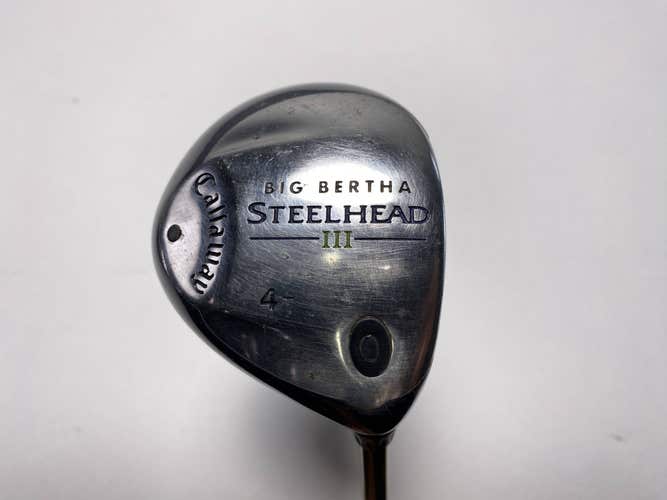 Callaway Steelhead III 4 Fairway Wood 17* NV ProtoPype Extra Stiff Mens RH