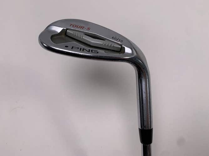 Ping Tour-S Chrome Lob Wedge LW 60* 10 S-Grind Black Dot DG S300 Stiff Mens RH