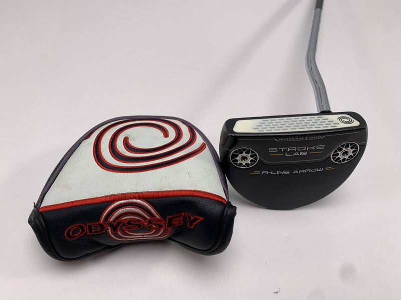 Odyssey Stroke Lab Black R-Line Arrow Putter 34" Mens RH HC