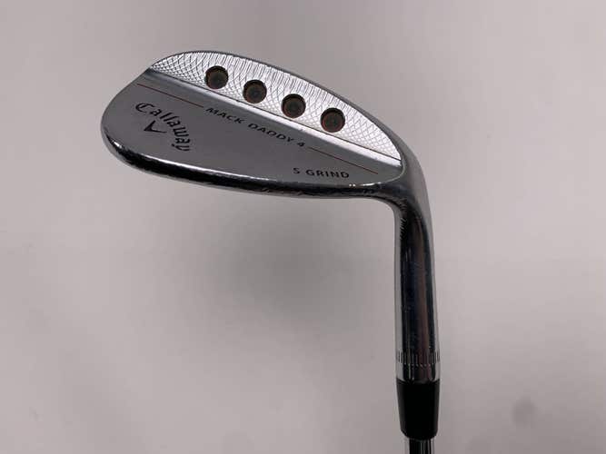 Callaway Mack Daddy 4 Chrome Sand Wedge SW 56* 10 Bounce S-Grind DG S200 Mens RH