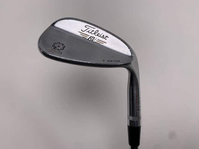 Titleist Vokey SM5 Tour Chrome Gap Wedge GW 52* 8 Bounce F-Grind Wedge Mens RH
