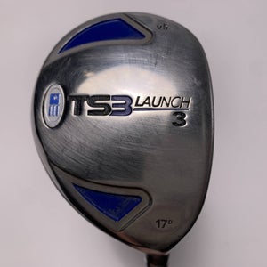 US Kids TS3 Launch 3 Hybrid 17* TS3 63" Yellow Youth Graphite Mens RH