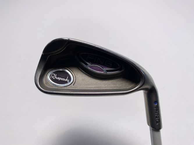 Ping Rhapsody Single 6 Iron Blue Dot 1* Up ULT 129 Ultra Light Ladies RH