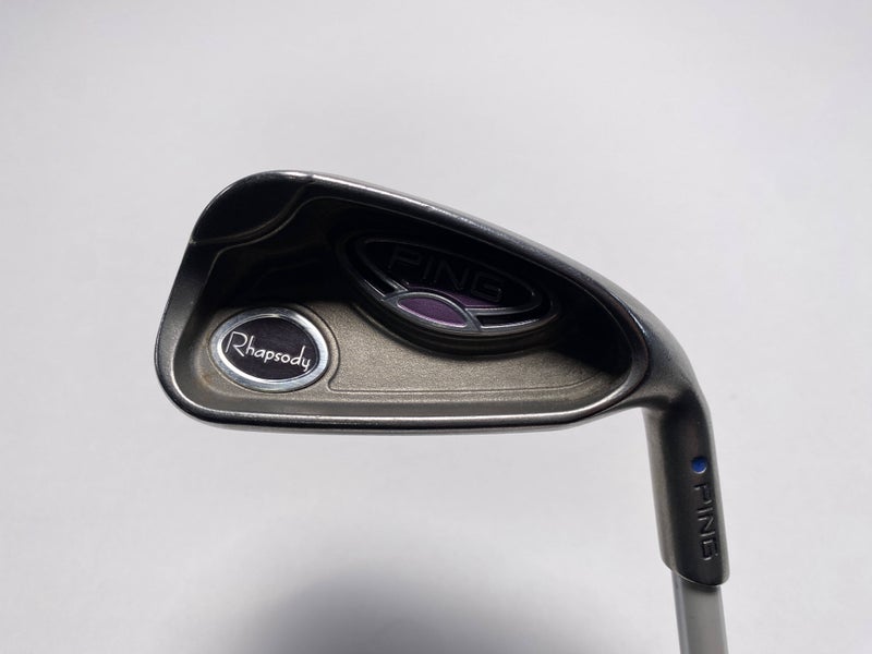 Ping Rhapsody Single 6 Iron Blue Dot 1* Up ULT 129 Ultra Light Ladies RH
