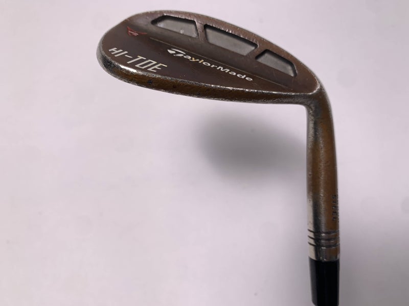 TaylorMade HI-TOE RAW Lob Wedge LW 60* KBS Hi-Rev 2.0 Wedge Steel Mens RH