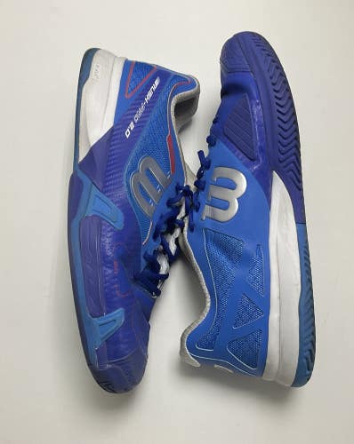 Wilson Rush Pro 2.0 Mens Size 11.5 Court Shoe Blue
